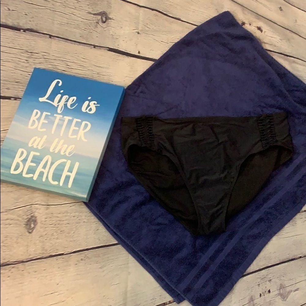 Catalina swim suit bottom black 2X